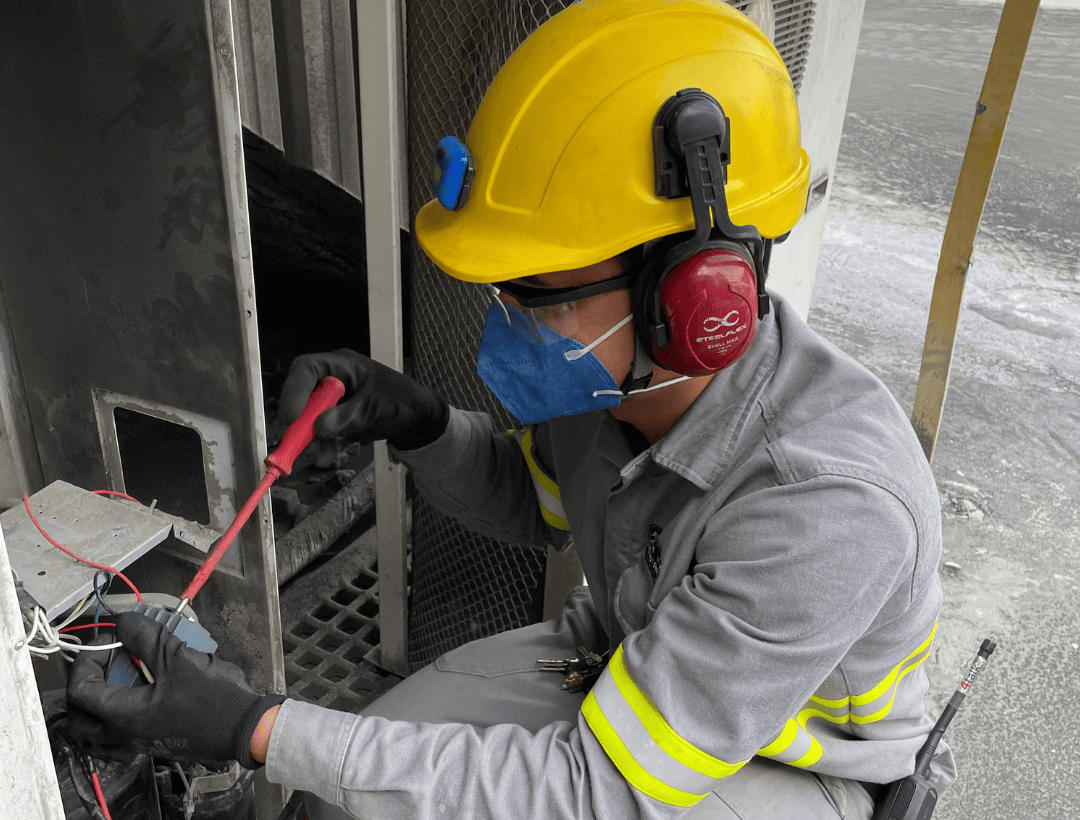 Manutenção de refrigeração